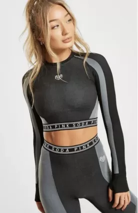 Seamless Long Sleeve Crop Top & Tights
