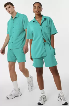 Relaxed Short Sleeve Shirt and Shorts