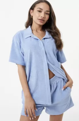 Towelling Short Sleeve Shirt - Shorts
