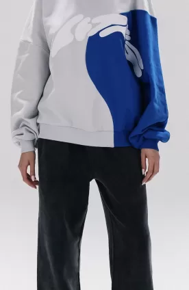 Oversized Hoodie with High Print