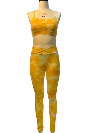 Washed Effect Bra and Leg