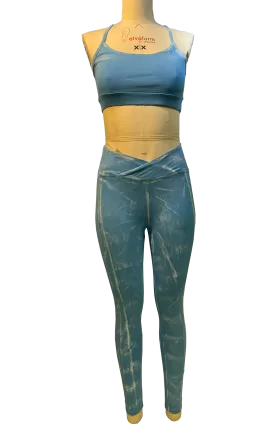 Washed Effect Bra and Leg