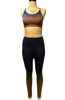 Washed Effect Seamless Bra and Leg