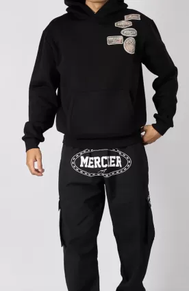 Camo Badge Relaxed Hoodie