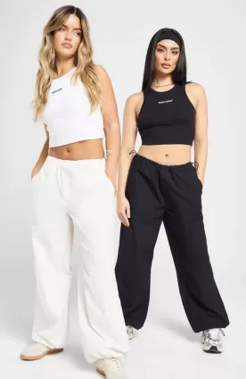 Crop Tee - Parachute Pants