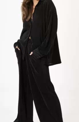 Plisse Shirt & Trousers